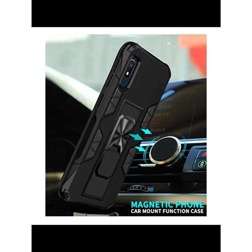 LeYi Universal Black Magnetic Phone Case with Car Mount Function